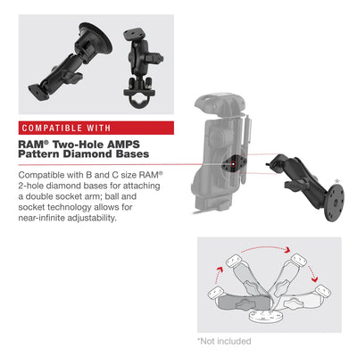 RAM® Form-Fit Powered Dock for Zebra TC73 & TC78 - RAM-HOL-ZE17-1U
