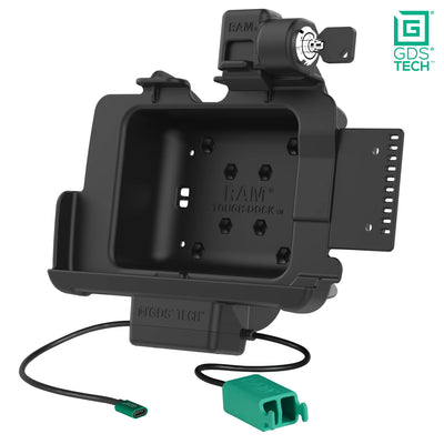 Locking GDS ® Power + Dual USB Dock for Zebra ET4x 8" with IntelliSkin ® - RAM-GDS-DOCKL-ZE20PD2U