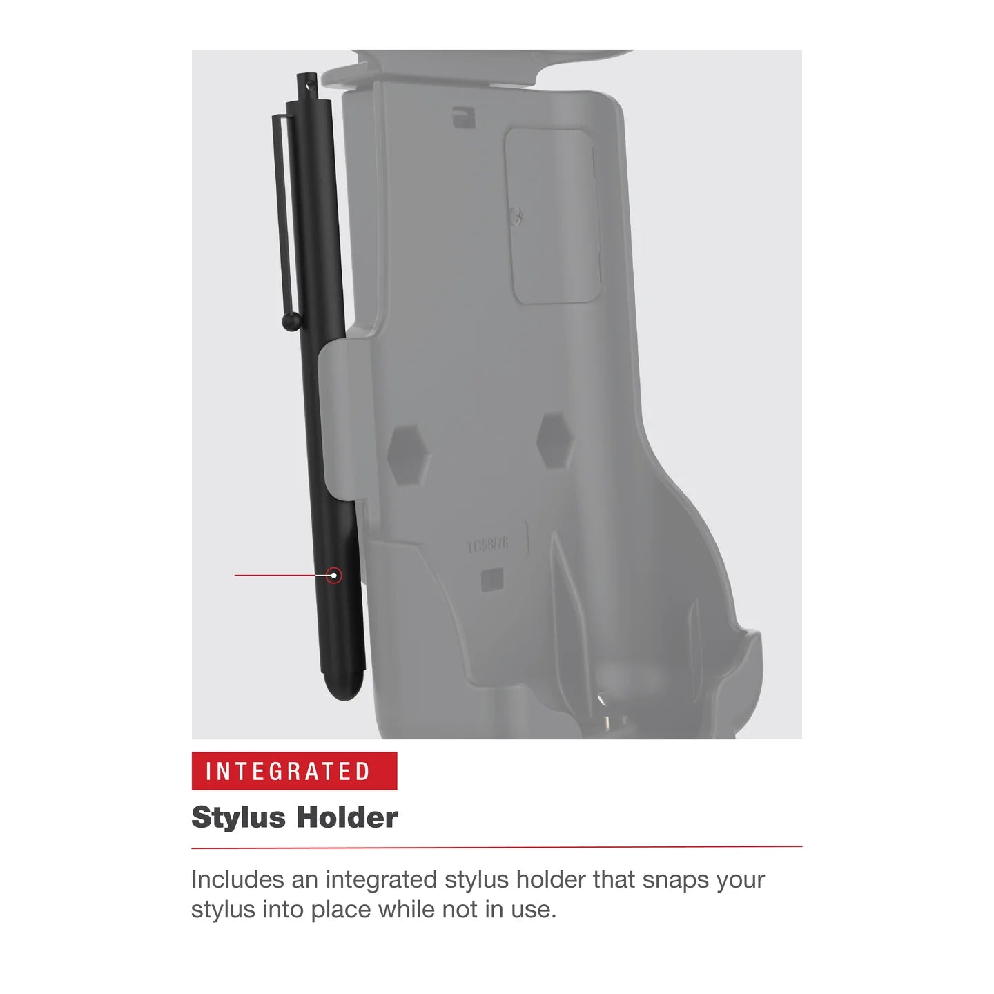 RAM® Form-Fit Powered Dock for Zebra TC73 & TC78 - RAM-HOL-ZE17-1U