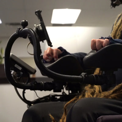 RAM® Rugged Quick Release Wheelchair 2-Point Base with Ball - RAP-AAPR-WCT-2-30BU