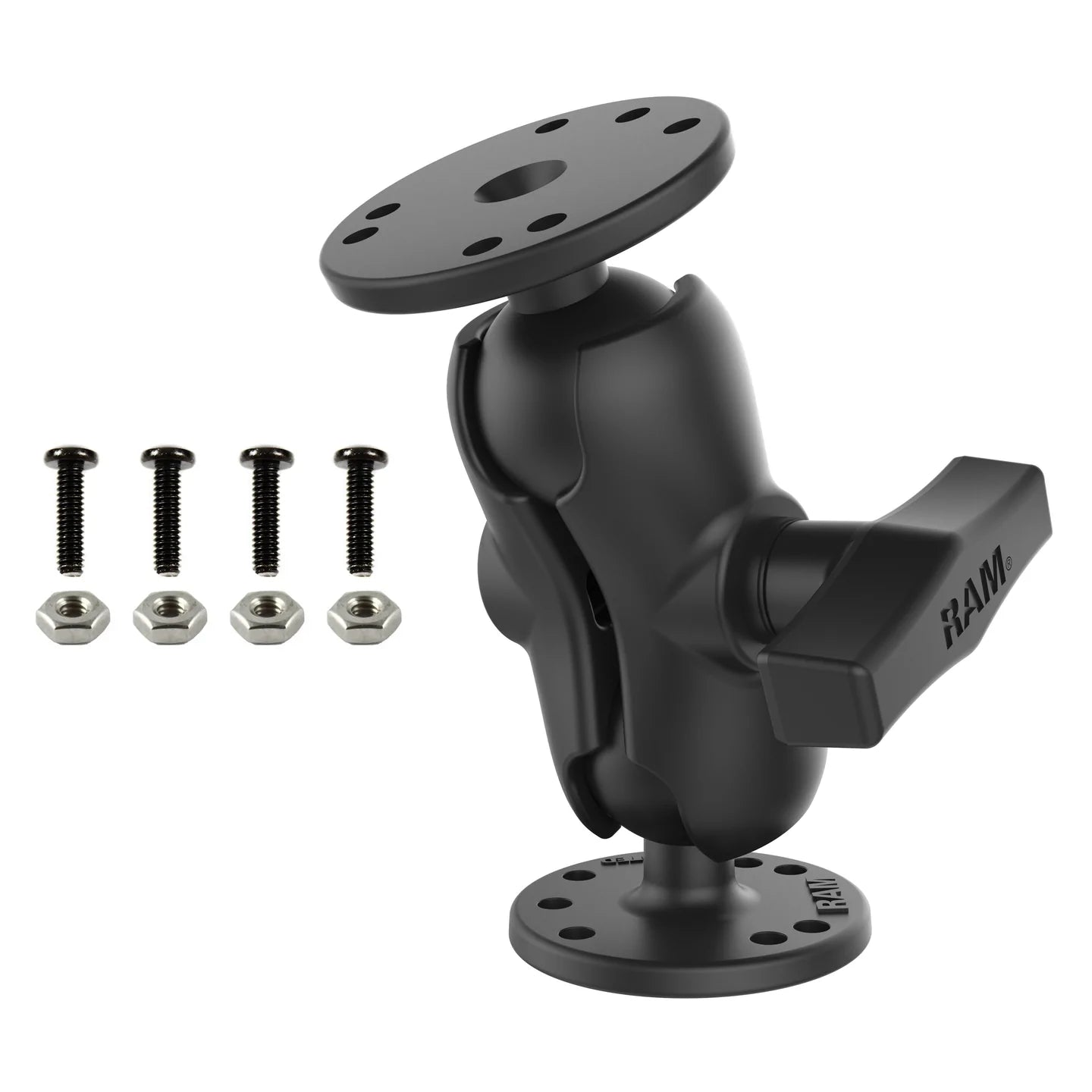 RAM® Double Ball Mount with Mounting Hardware - RAM-101U-B-ET1