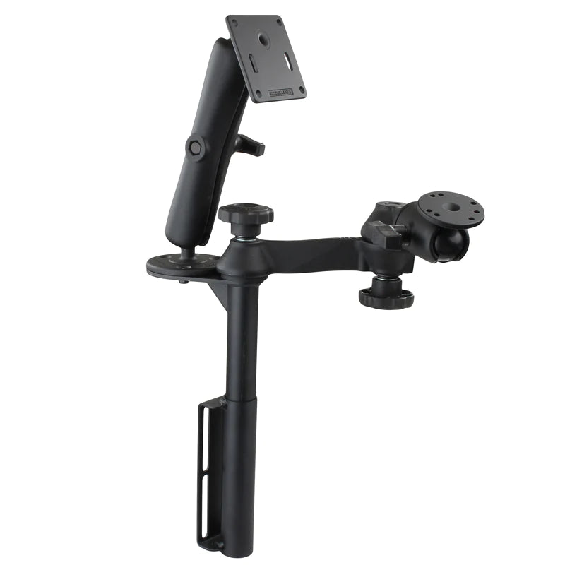RAM® Vertial Drill-Down Mount with Swing Arms and Double Ball Mount - RAM-VB-181-WEST1