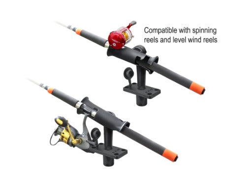 RAM® Tube Jr.™ Rod Holder with Short Flush Base - RAP-390-SFU