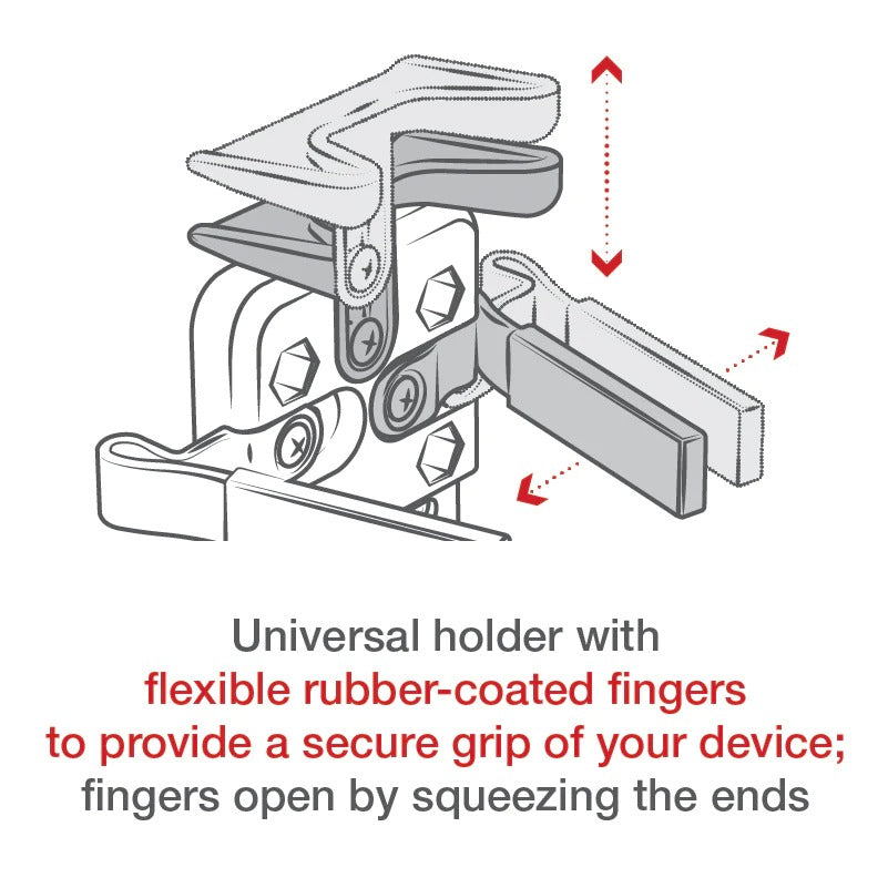 RAM® Finger-Grip™ Universal Holder with Body Mount - RAP-UN4-BM-A1