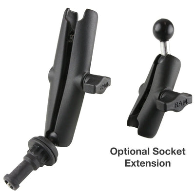 RAM® Quick Release Socket Arm Extension for Wheelchair Armrests - RAP-B-419-201-201U-C
